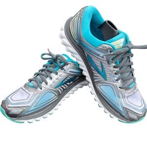 Brooks Glycerin 13 Womens Running Shoes Teal Silver 1201971B030 Size 9.5
